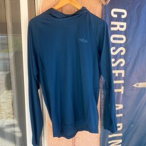 Rab Blue blue pulse sun Hoodie